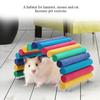 Wooden Ladder Bridge Hamster Mouse Rat Rodents Toy Small Animal Chew Toy