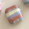 Autumn and winter contrasting colors irregular stripes AirPods 1 generation earphone case for Airpod pro1 earphone case
