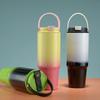 Cold Hot Mugs Stainless Steel Insulated Cup with Straw Car Cup Milk Gradient Thermos Cup  Travel