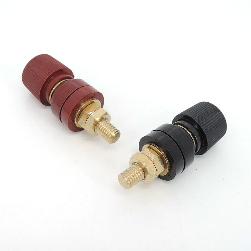 6mm 8mm 10mm Brass Stud Binding Post Premium Remote Battery Power Junction Connector M6 M8 M10 Replacement Terminal Plug Jumper
