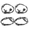 4 pcs of 47900-1AD0A, 47900-1AD0B fit Nissan X-Trail '11-'12 front/rear wheel speed sensors.