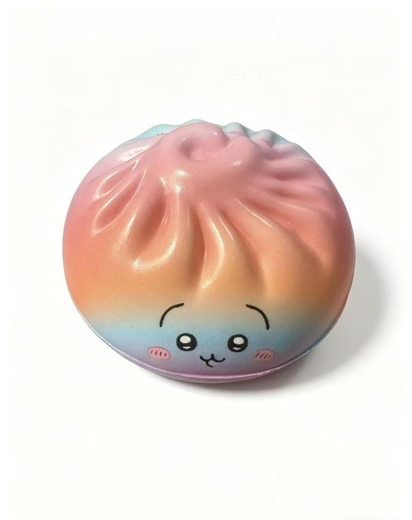 Nieuwe Knödel Druk Knödel Squishies Schattig Kleurrijk Broodje Speelgoed Langzaam Rijzend Stressverlichting Fidget Speelgoed voor Volwassenen Angstverlichtend Cadeau