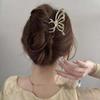 Fashion Metal Hollow Half Butterfly Wings Hair Stick For Women Simple Gold Color U Shape Irregular Hairpin Jewelry Accessories