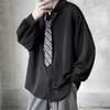 Men's Hong Kong Style Loose-Fit Long-Sleeve Fairy Top - Trendy JK Design