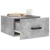 Wall Mounted Nightstands 2 pcs Concrete Grey 35 x 35 x 20 cm