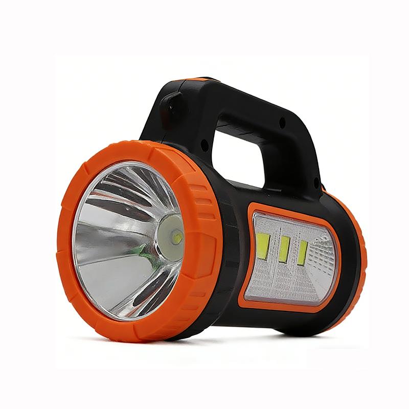 Solar Emergency Flashlight Waterproof Heavy Duty Super Bright Rechargeable Led Flashlight Side Light