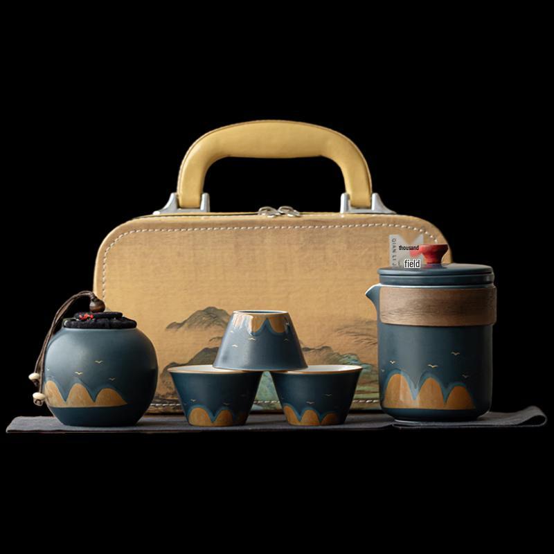 Woding Chinese Landscape Tea Set Gift