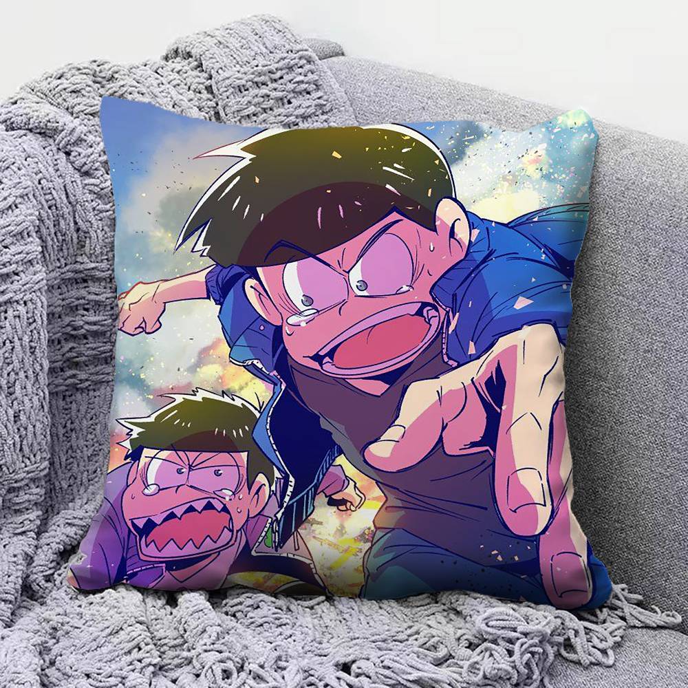 Osomatsu Matsuno Anime Home Sofa Cushion Covers and Aecorative Custom Pillow Covers