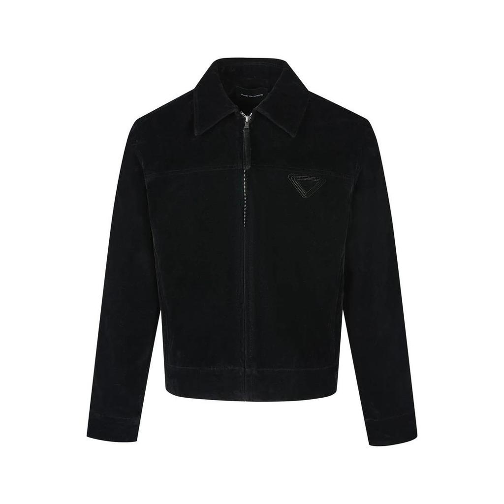 Αμερικανικό Δερμάτινο Μπουφάν Bomber από Σουέτ Ελαφιού: Unisex κοντό στυλ σε πολυτελές καφέ, ελαφρύ ρούχο εργασίας εμπνευσμένο από την Κορέα