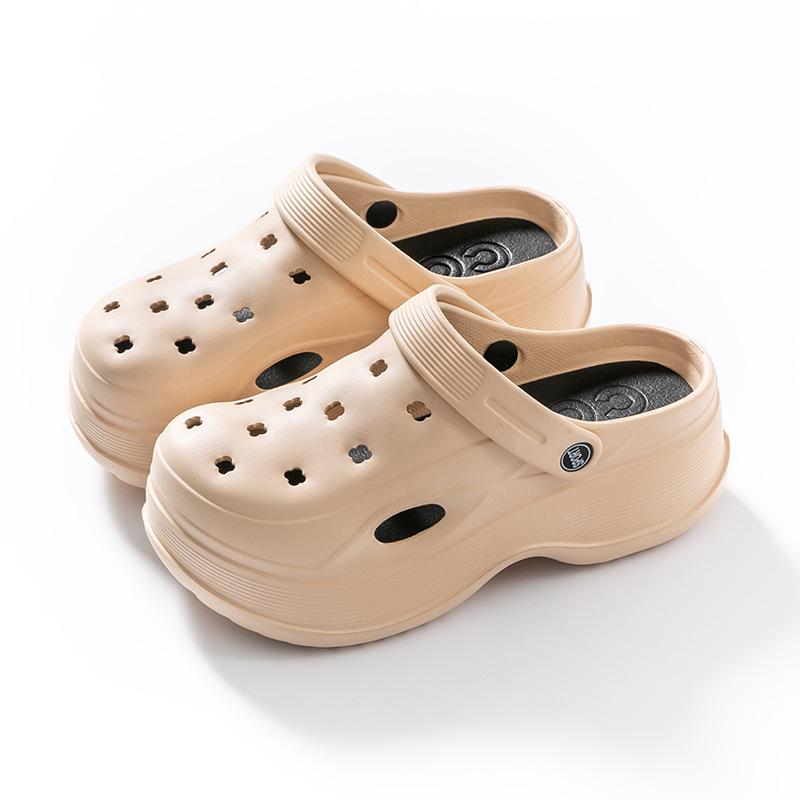 

Модные летние домашние тапочки с толстой подошвой и противоскользящим покрытием 41 хаки