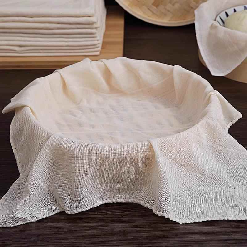 Food Ade Pure Cotton Cloth Filter for Soy Milk Tofu And Yogurt Cheese Separation Kitchen Baking Tools DIY Cooking Utensils