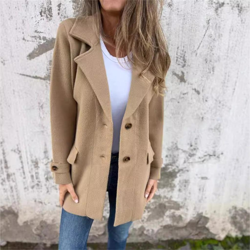 Toamnă și iarnă, doamnelor, ocazional, cardigan cu rever, jachetă din tweed