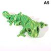 3D-utskrift Kameleonfigurer Multi-ledd Bevegelig Simulering Øyne Drage Ornament For Hjem Tilbehør Barn Gaveleker