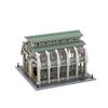 Gobricks MOC Museum Market hall Bricks Model Market house Indoor Market Mercado Roma Building Blcoks Toys Gift