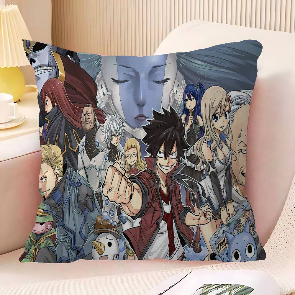 F-Fairy T-Tail A-Anime Pillow Cover For Bedroom Room And Living Room Sofa Decorative Cushion Cover