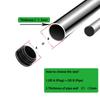 Round Plastic Inner Plug Steel Pipe End Cap Blanking Cover Anti Slip Furniture Chair Ladder Leg Protector Pad