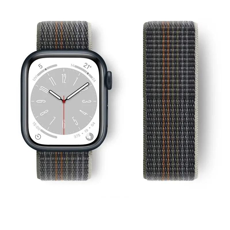 Nylon Loop For Watch Band Ultra-2 49mm 44mm 40mm 45mm 41mm Sport Pride Bracelet Iwatch Strap Series 9 8 Se 7 6 5 4 3