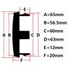 4PCS/Lot High Quality 65MM Car Wheel Center Hub Caps for ADVAN Racing WHEEL Emblem Logo Car Styling Accessories