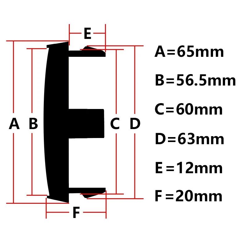 4PCS/Lot High Quality 65MM Car Wheel Center Hub Caps for ADVAN Racing WHEEL Emblem Logo Car Styling Accessories