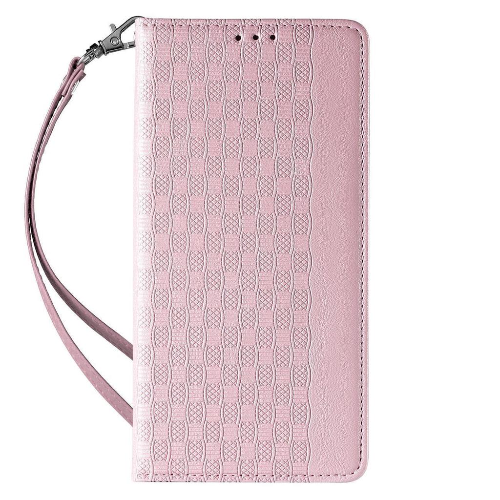 Galaxy S23+ Rose Flip Wallet Case with Magnetic Strap & Lanyard