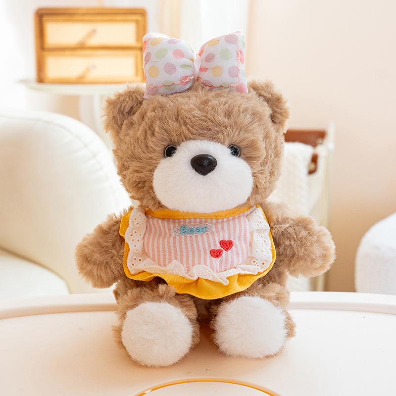 Cute Chestnut Bear Paw Treasure Cute Plush Toy Small Teddy Bear Doll Children Comfort Gift Table Companion Paw Treasure