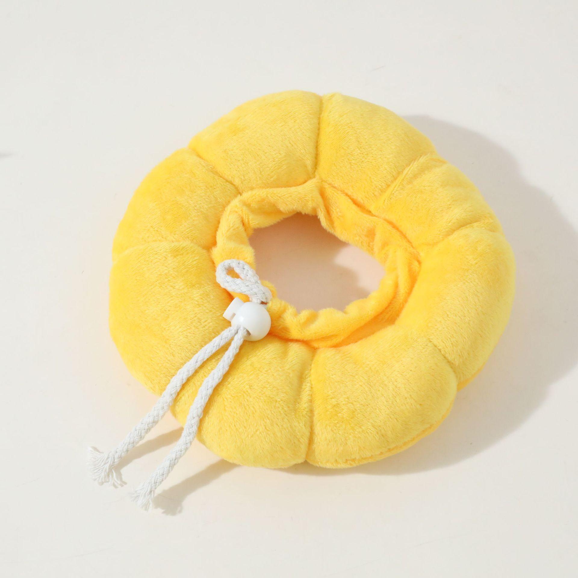 

Elizabeth Ring Sunflower Filled Cotton Anti-Licking Donut Cat Collar Pet Shame Ring Anti-Bite Cat Ring yellow sunflower