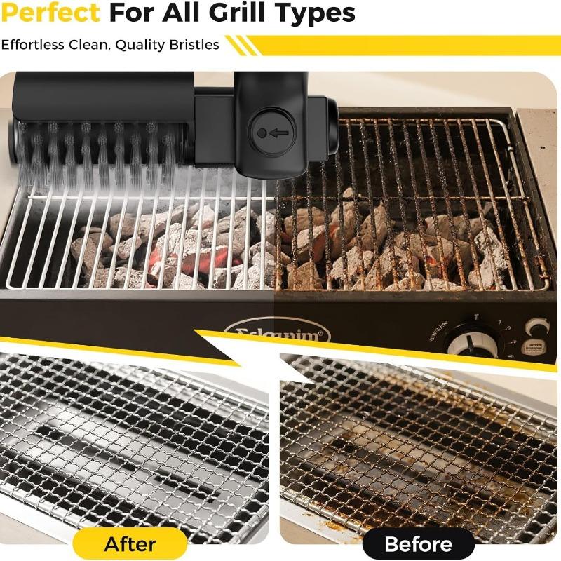 Electric Cleaning Barbecue Grill Barbecue Brush