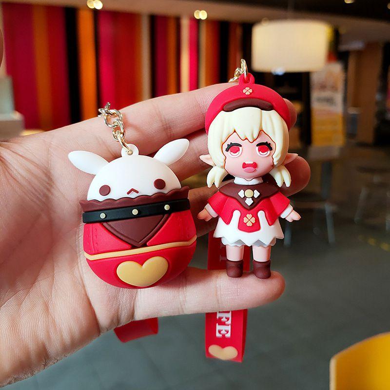 Adorable Genshin Impact Klee Bomb Doll Keychain Perfect For Cosplay And Gifts