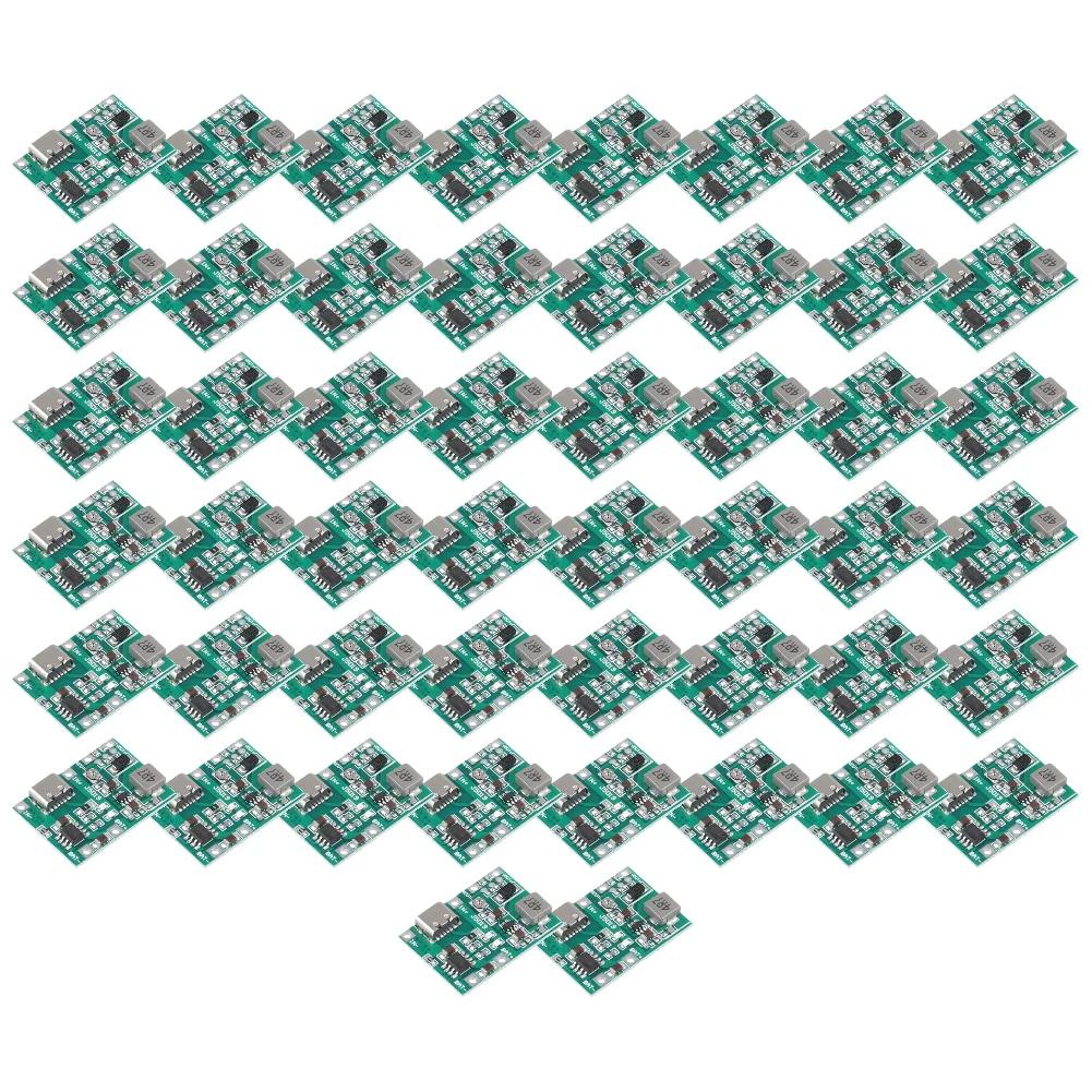5-50pcs Type-C TP4056 5V 2A Li-ion 18650 Lithium Battery Charger Module DC-DC Charger Discharge Power Board Step Up Boost Module