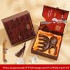 Chinese Sandalwood Comb Gift Set: Elegant Teacher's Birthday Souvenir for Girls