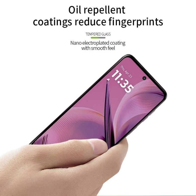 Für Motorola Moto G66y 5G/Motorola Moto G66j 5G Hartglasfolie PINWUYO JK Serie-2 9H Vollbildschutz