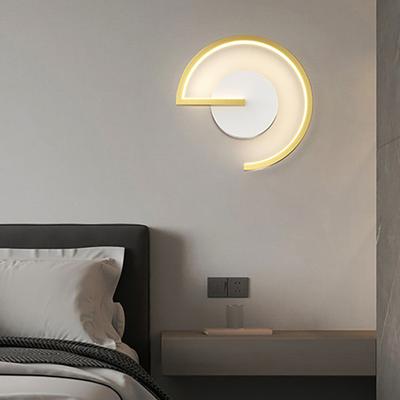 Modern LED Wall Lamp For Living Study Room Bedroom Bedside Lights Gold Black Minimalist Staircase Decorative Sconce Fixtures