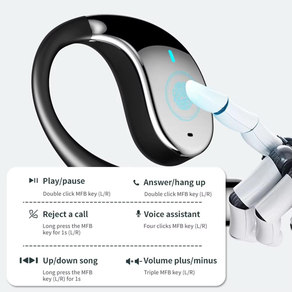 AI Vertaling Oordopjes Draadloze Bluetooth 5.4 Oortelefoons 144 Talen Realtime AI Vertalende Koptelefoon HIFI Bass ENC Ruisonderdrukkende Headsets