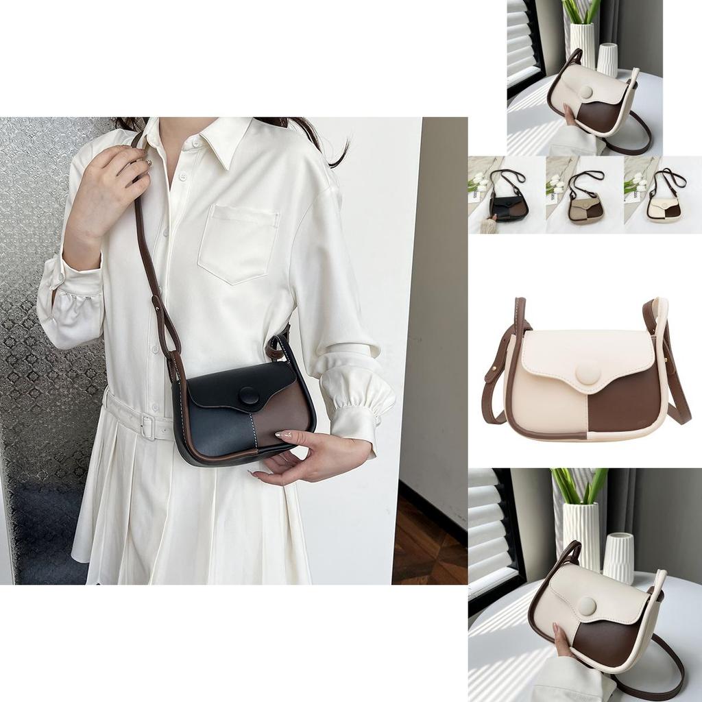 Summer Fashion Shoulder Bag New 2024 Trendy Square Shape With Stitching