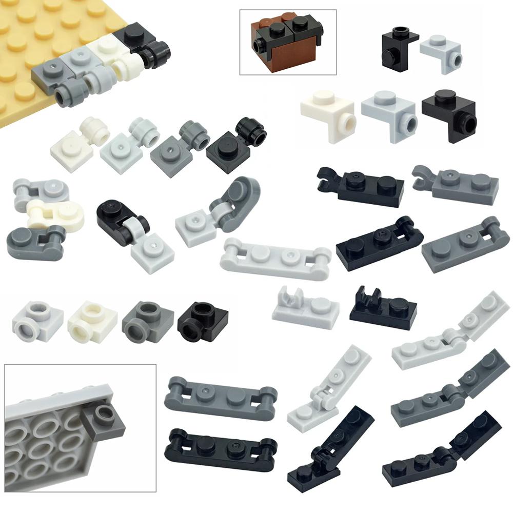 MOC Part Assemble Plate Special 1x2 with Handles Thin Brick Clip DIY Building Block Kid Toy Compatible 63868 92280 60478 18649