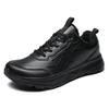 Winter waterproof outdoor shoes wide head leather sneakers winter