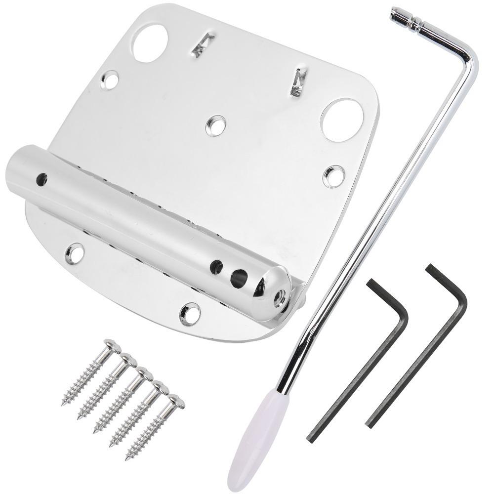 With Screws Guitar Bridge System Silver Electric Guitar Tremolo Bridge  Electric Guitar