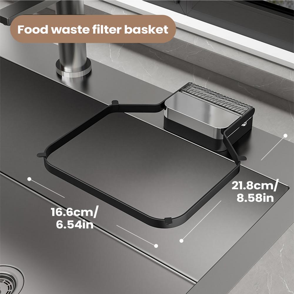 

Foldable Sink Strainer Mesh Bag Stand Kitchen Sink Filter Rack Waste Garbage Net Shelf Disposable Garbage Mesh Bag KitchenGadget