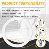 6-Piece Bialetti Moka Express Dama Gasket Seal Rings (6-Cup Capacity) - Spare Food-Grade Silicone Sealing Rings for Aluminum Stovetop/Coffee Maker Pot