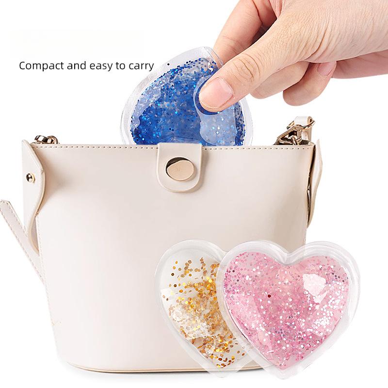 Glitter Sequins Eye Patch Heart Gel Eye Face Teeth Hot and Cold Ice Soothing Eye Bags Reusable