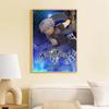 Kingdom Hearts Game Movie Sticky Posters Vintage Room Home Bar Cafe Decor Room Wall Decor