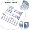Closet Door Kit Bi-fold Door Hardware Kit Door Repair Home Improvement Lightweight Portable Simple Installation