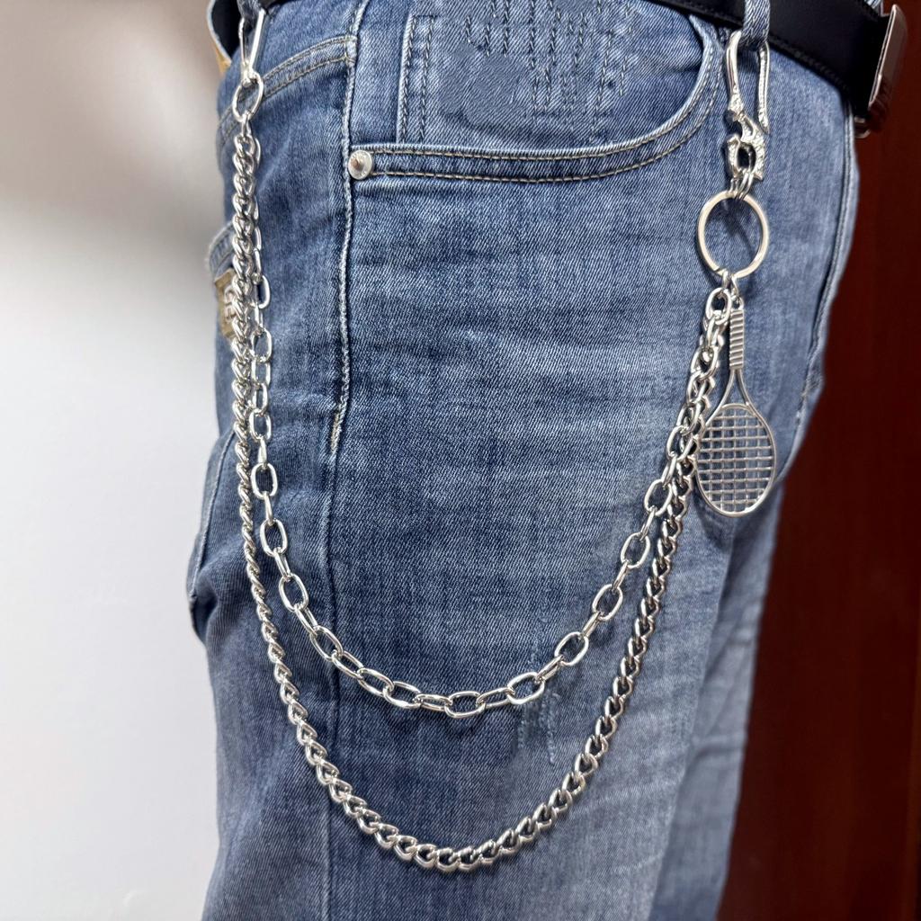 European and American Jewelry Exaggerated Chain Waist Chain Punk Pendant Trouser Chain Pendant