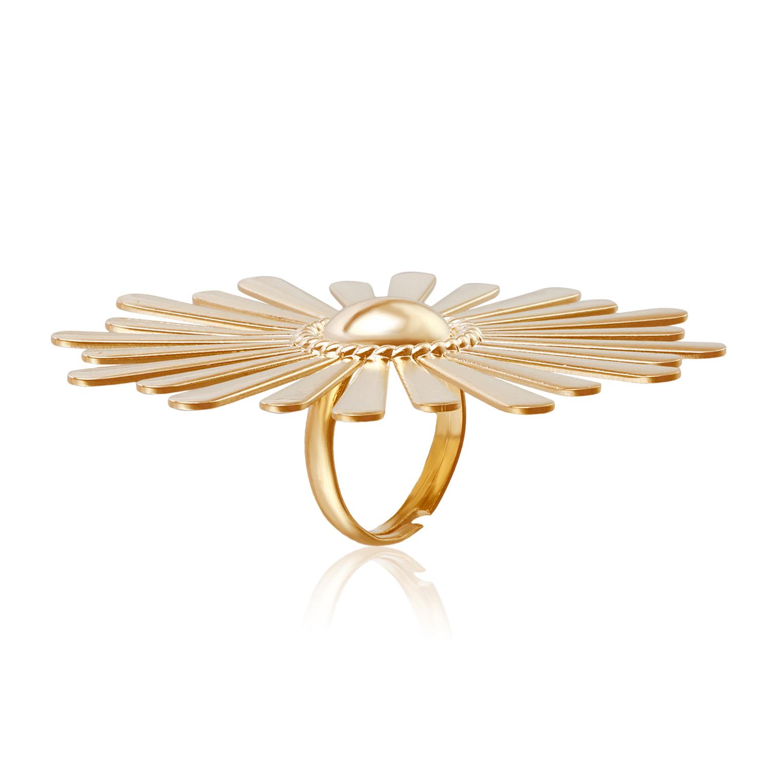 

Аксессуары, Персонализированное Преувеличенное Глянцевое Металлическое Ожерелье с Подсолнухом, Простое Ожерелье с Подсолнухом для Женщин