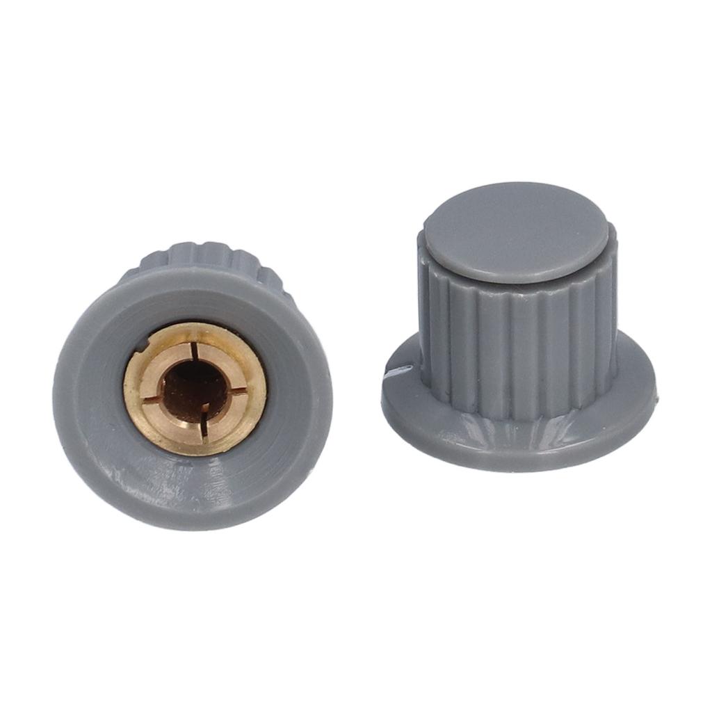 50Pcs Potentiometer Knob Cap Smooth Surface Burr Free Rustproof Corrosion Resistance WH118 2W 20S Kn