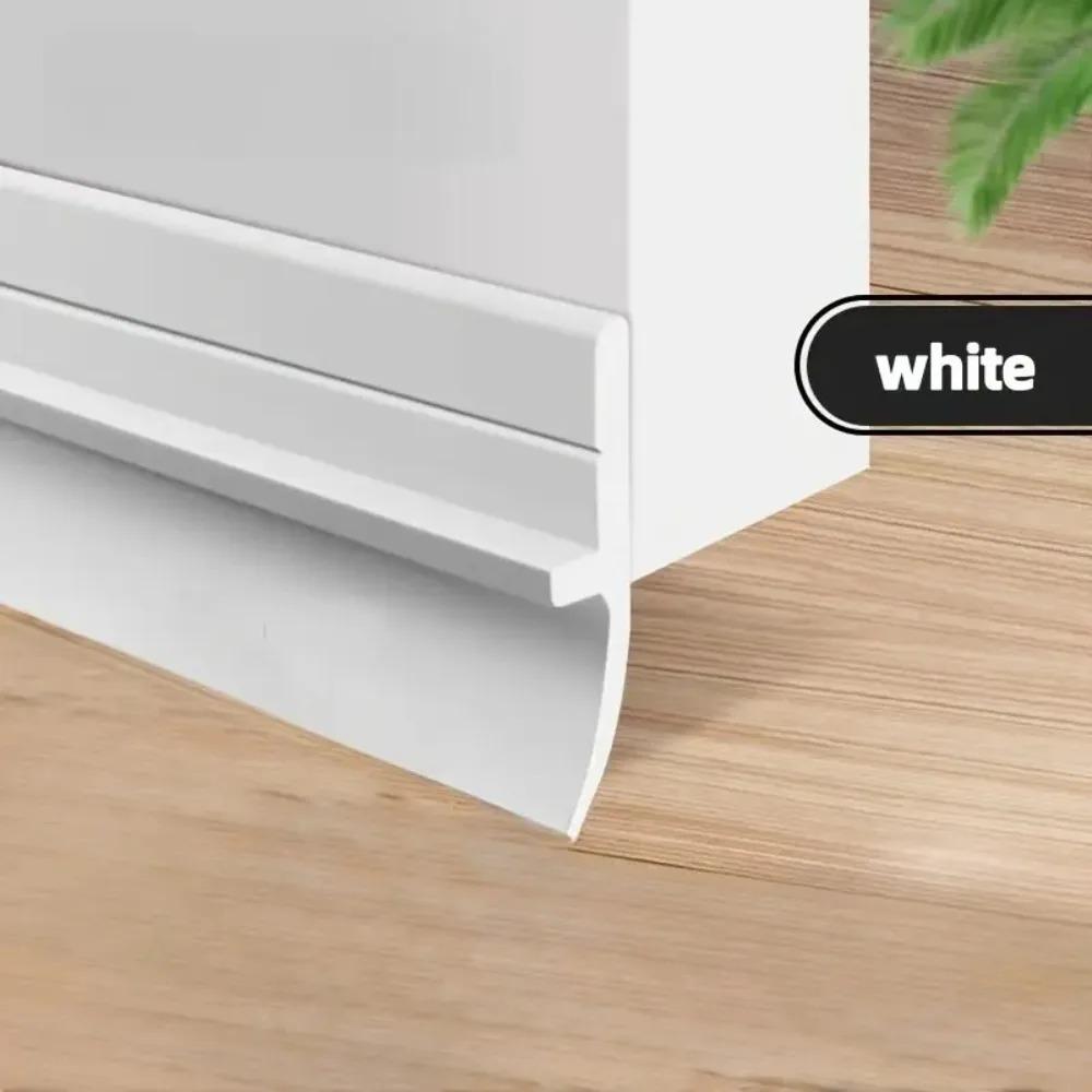 PVC Kapı Altı Sızdırmazlık Şeridi Kendinden Yapışkanlı Ses Geçirmez Kapı Altı Koruyucu Boşluk Doldurucu Cam/Pencere için Güçlü Yapışma Kapı Stoperi