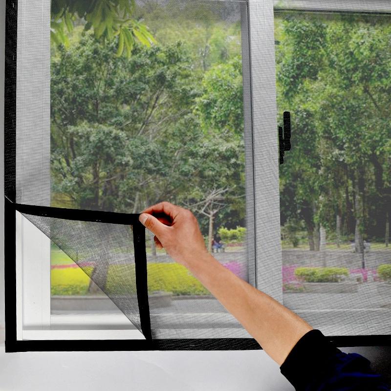 Anti-Mosquito Window Curtains Self-adhesive Mosquito Screen Window DIY Cutting Window Screen Patch Accessories