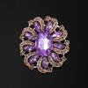 SKEDS Fashion Women Creative Luxury Rhinestone Shiny Brooches Pins Exquisite Crystal Lady Party Banquet Accessories Jewelry
