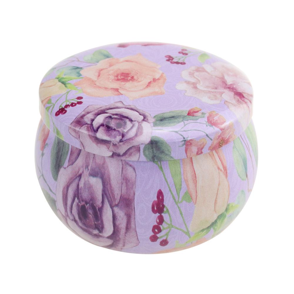 2.2 Oz Tea Pear Paste Candy Tin Gift Box with Candle Can Storage