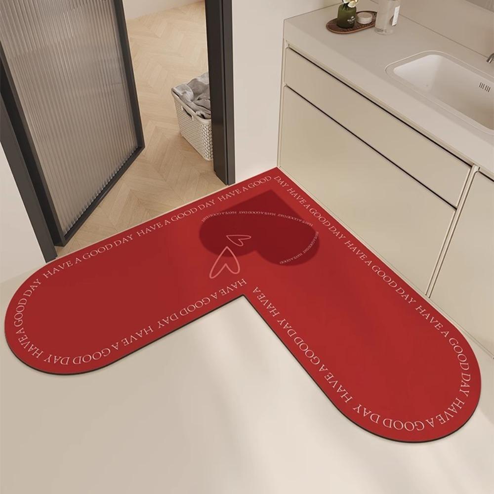 Diatomite Stone Bathroom Anti-slip Mat 3.5mm Thickness Entrance Carpet Bedroom Door Mat Home